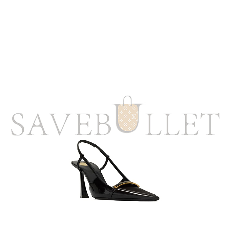 Y*L jacqueline slingback pumps in patent leather 8061291tvat1000